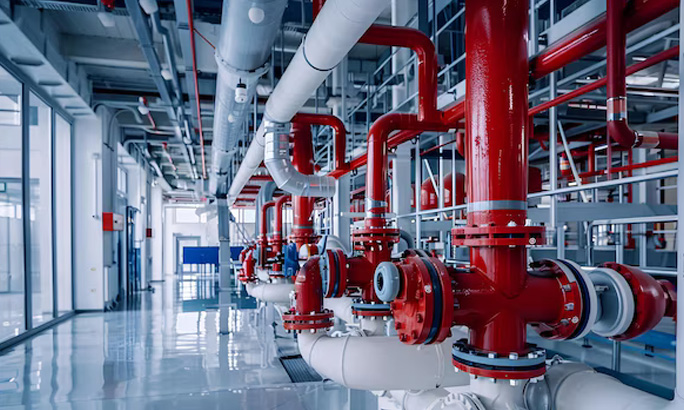 Fire protection piping